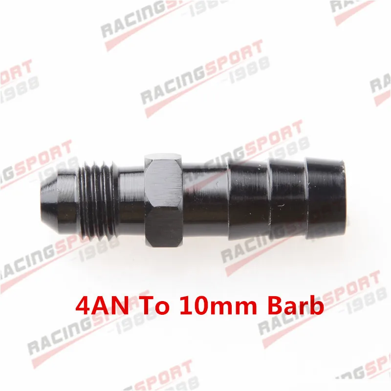4AN 6AN 8AN 10AN 12AN до 4 мм 6 мм 8 мм 10 мм 1 ''прямой фитинг топливной линии - Цвет: BLACK