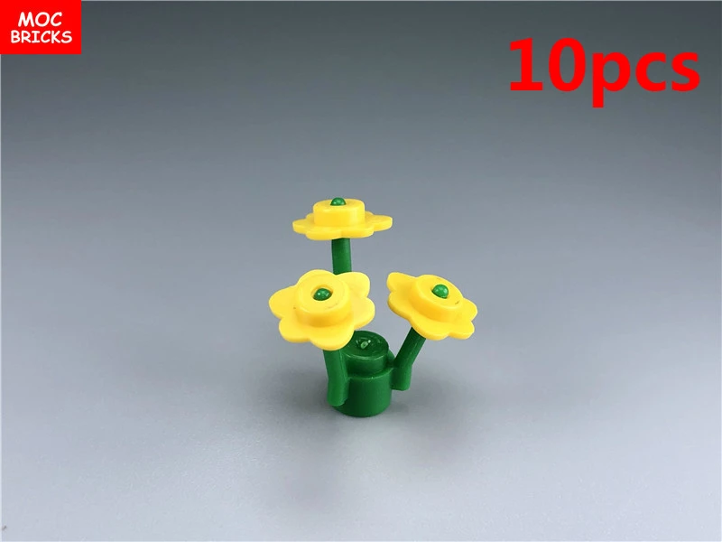 Кубики MOC Горный цветок животное паук фотоальбом DIY рок развивающие строительные