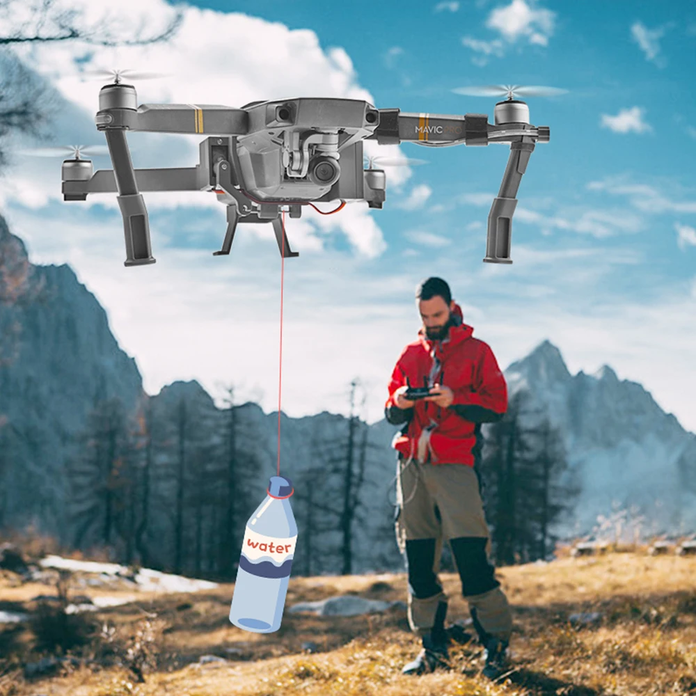 Airdrop Air Drop System для DJI Mavic 2 Pro Zoom Drone свадебное кольцо подарок воздушный сброс