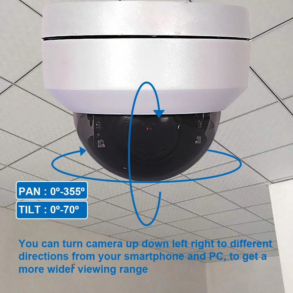 2MP 5MP PTZ IP камера Открытый Onvif 4X оптический зум водонепроницаемый IP66 H.264 H.265 IR 40 м CCTV безопасности сетевая камера с кронштейном