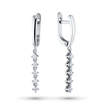 

Silver earrings with Garnet supplier