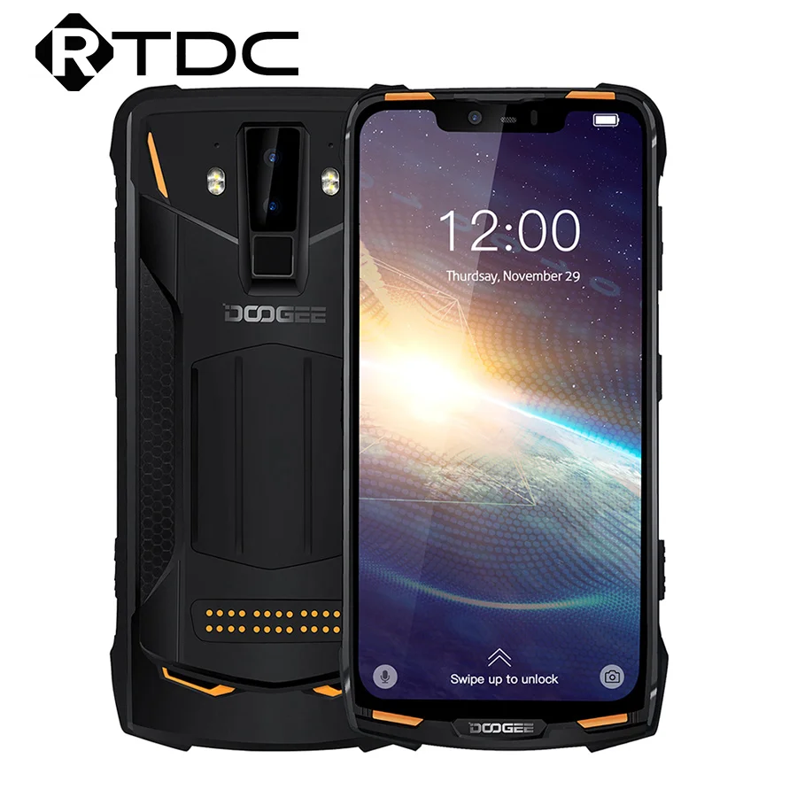 

DOOGEE S90 Pro Modular Rugged 6.18‘’ Display IP68 12V/2A 5050mAh Helio P70 Octa Core 6GB 128GB 16MP+8MP Android 9 Mobile Phone