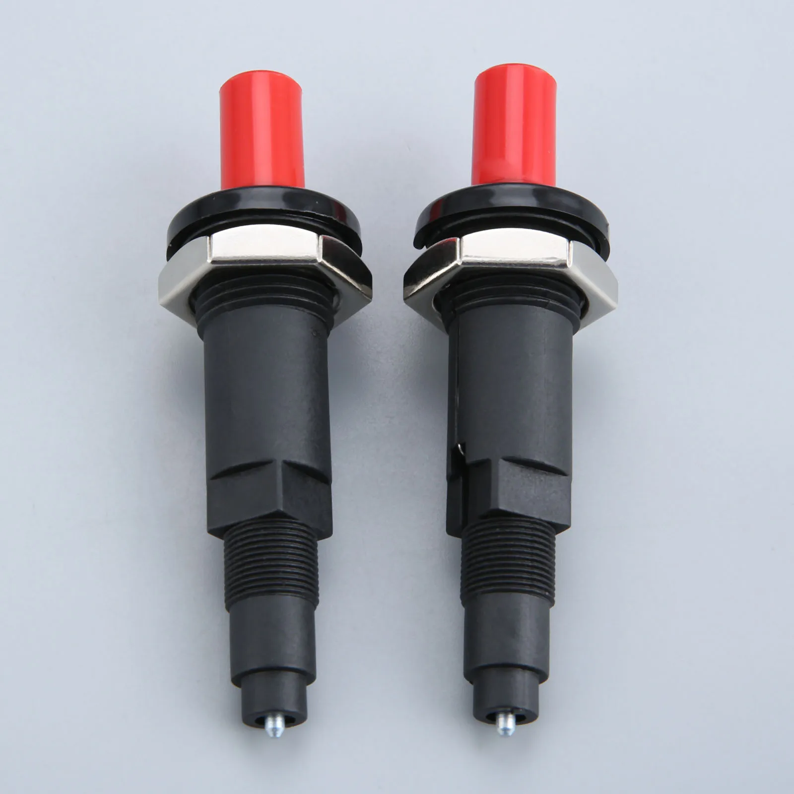 Piezo Ceramic Ignitor Kit Gas Fire Pit Igniter Grill Stove Igniter Spark Plug Push Button Ceramic For Gas Heaters BBQ Grill Igniter Gas Stove 2pc/set