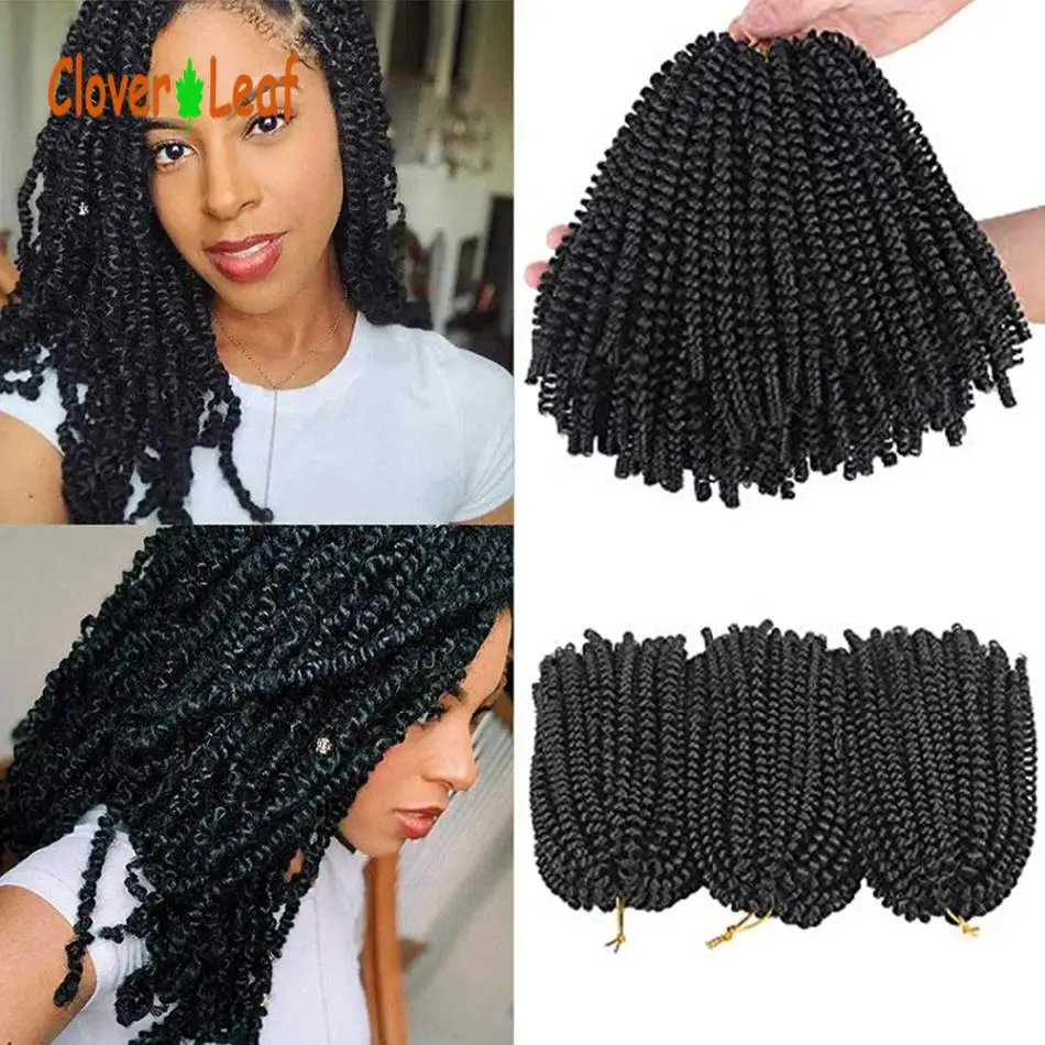 Hair Extension For Braids Locks Crochet Spring Twist 3pack 6pack 9pack Kanekalon hair goddess faux locs crochet 1b Grey |