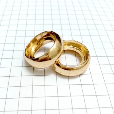 Yiwi Новое поступление 18 мм наружный диаметр металлический диск связывающее кольцо для Happy Planner блокнот диск-Переплет планировщик - Цвет: Gold
