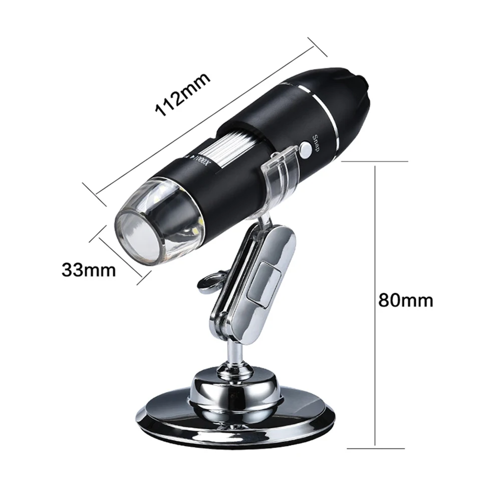 Цифровой микроскоп 3 в 1 порт тип-c 1000x увеличение портативный высокой четкости USB цифровой Лупа промышленности микроскоп