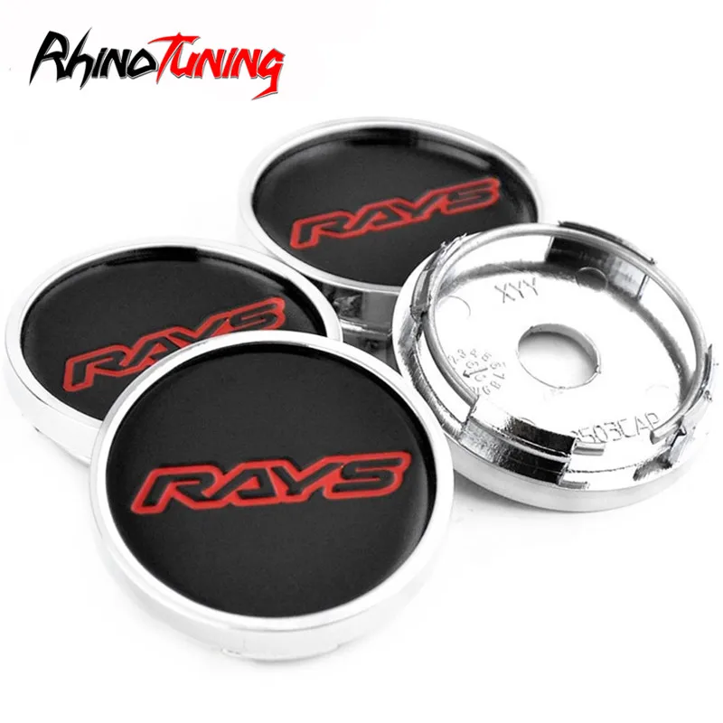 

4pcs inside 50mm RAYS TE37 Wheel Hub Caps for Volk Racing CE28N CE28TR G12 Car Center Rim Cover