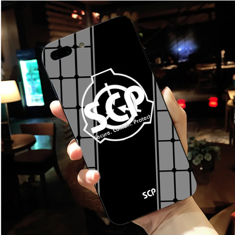 

SCP Special Containment Procedures Foundation Phone Case Cosplay Soft silicone Matte Phone Case