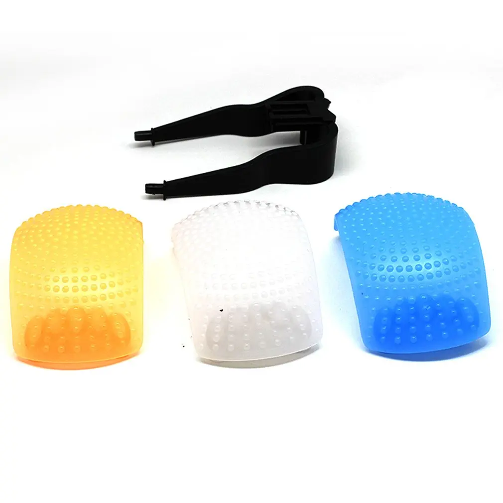 

3 Color Pop up Flash Diffuser with one Bracket for Digital Cameras for SRL camera lens Cover Accessories