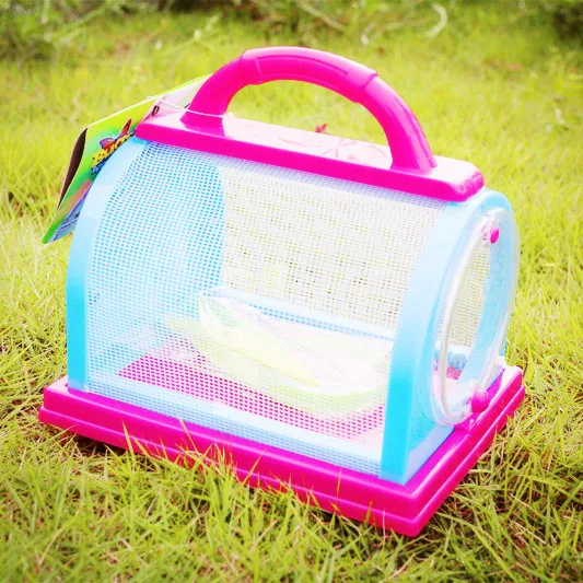 Детская клетка для насекомых, клетка в форме бабочки, стрекоза Pet Know Firefly насекомых рептилий дышащий Теплоизоляционный короб