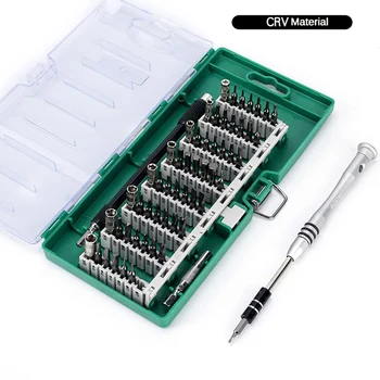 

60 in 1 Chrome Vanadium Precision Screwdriver Tool Kit Magnetic Screwdriver Set for Phone Tablet Compact Repair Maintenance Tool