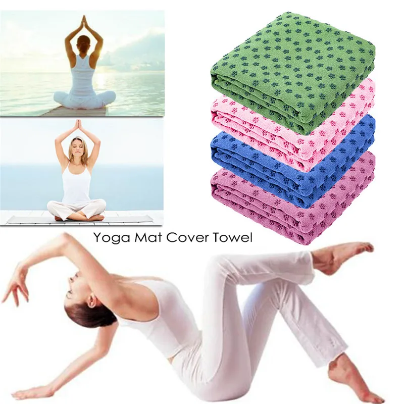 Yoga Blanket Mat Cover Towel Non Slip Thickening Gym Sports Fitness Exercise Picnic Towel Machine Washable Yoga