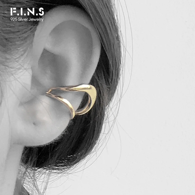 3 Pares De Pendientes Clip Sin Agujero - Plata De Ley 925, Hipoalergénicos, Con Joyero De Regalo