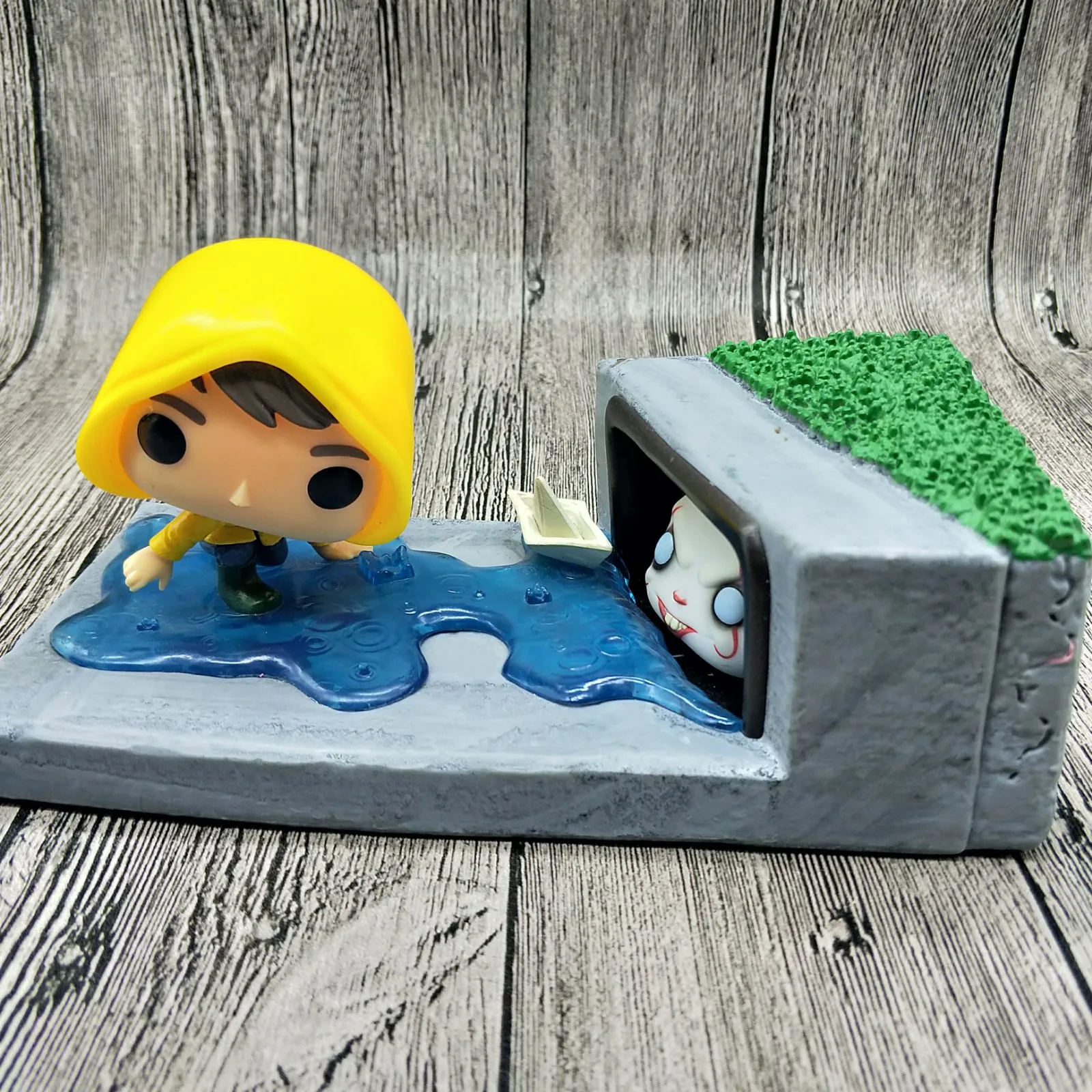 Оригинальный Funko pop Secondhand Movie Moments: IT Pennywise in Gutter сцена Виниловая фигурка