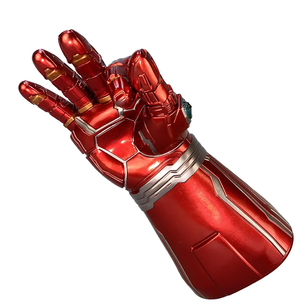 Танос Marvel Infinity Gauntlet супергерой Железный человек перчатки косплей Мстители светодиодный перчатки для детей и взрослых Новинка