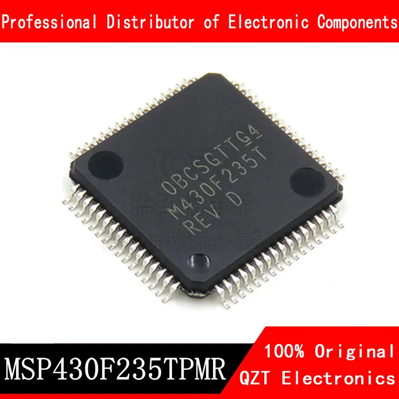 10pcs/lot MSP430F235TPMR MSP430F235 LQFP-64 Controller chip new original In Stock new original 5pcs uc3875n dip 20 switch controller chip ic integrated circuit good quality