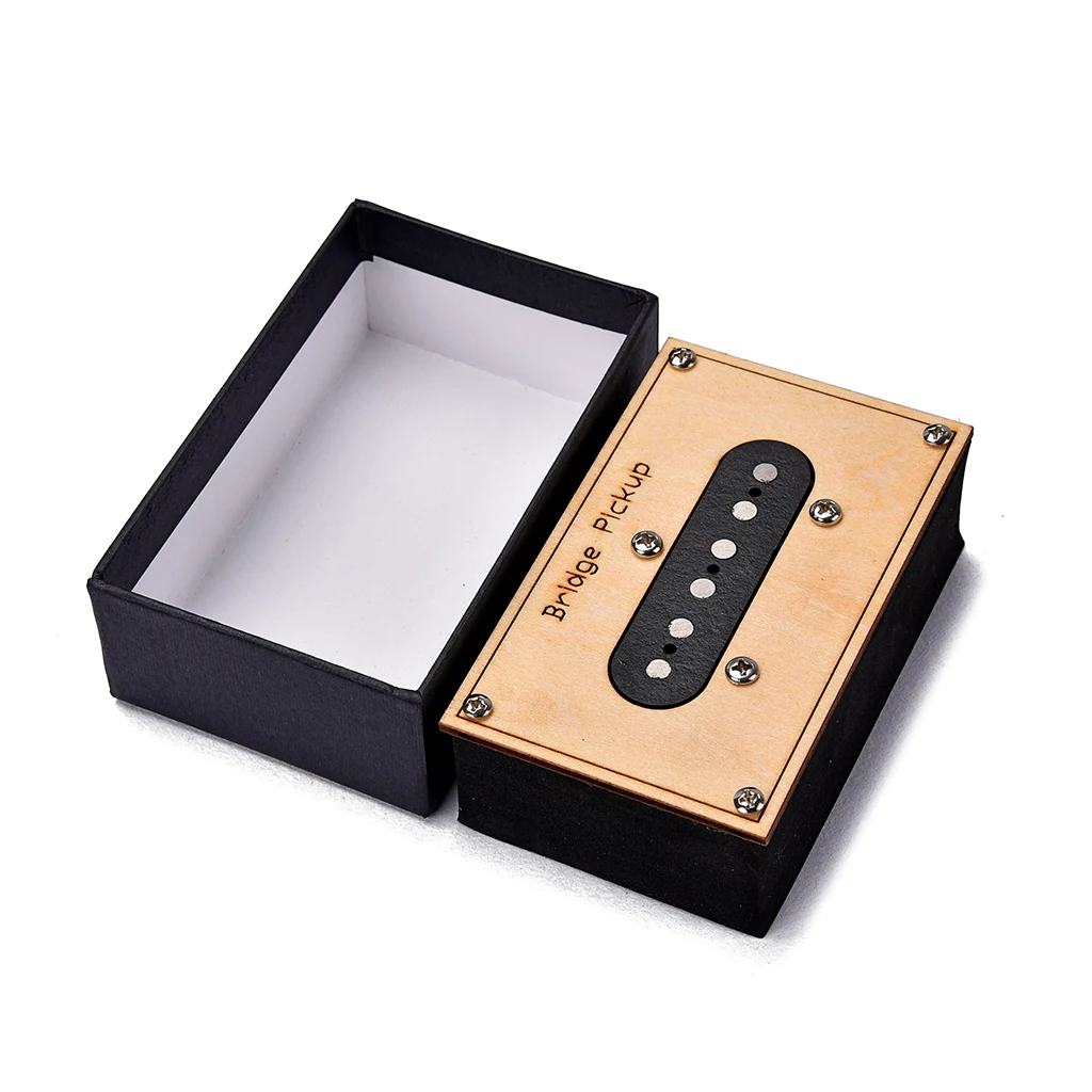 Guitar Bridge Pickup Single Core Copper for Telecaster Electric Guitar 2.83x1.50x0.75inch
