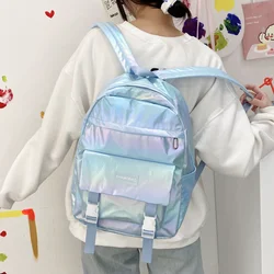 2021 Fashion Women Backpack Casual Classical Summer Female School Large Laptop Cute New Laser Bags for Teenager Girls Mochila