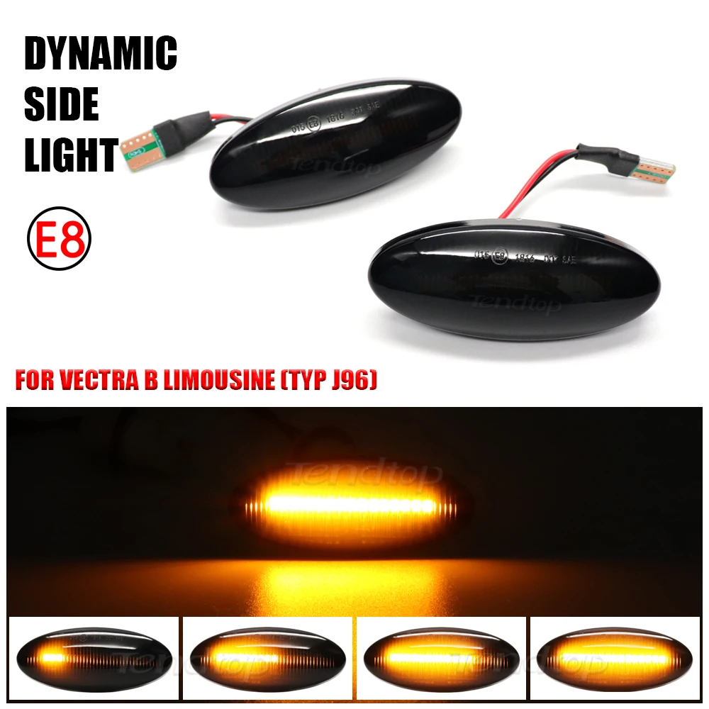 

Динамическое боковое зеркало для Opel Vectra B Limousine Тип J96 1995 -2003 Автомобильный светодиодный сигнал поворота