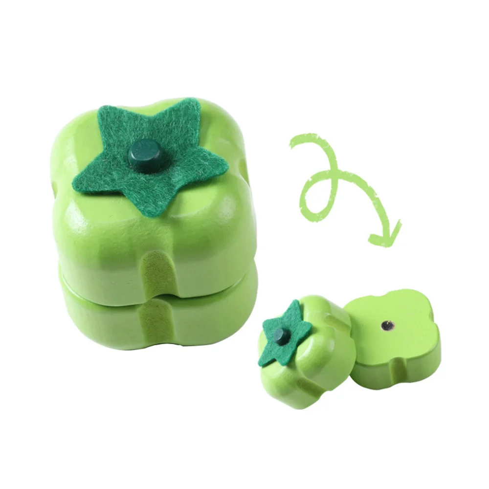As Shown Новые Деревянные Детские Классические игрушки для игрушечной кухни резка магнитных фруктов и овощей десерт Монтессори развивающие игрушки подарки - Цвет: As Shown