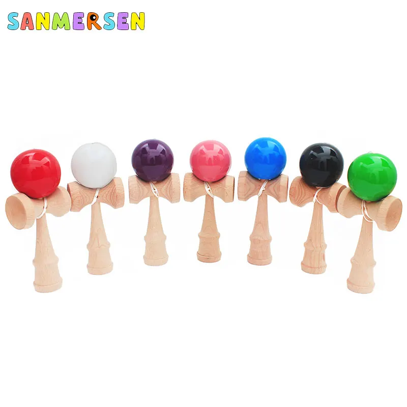 Деревянные хромированные профессиональные игрушки Kendama, шары, умелые шарики для жонглирования, мяч для снятия стресса, Обучающие спортивные игрушки для детей