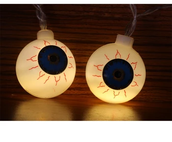 

Halloween led decoration products ghost eye battery lamp ball lantern strings