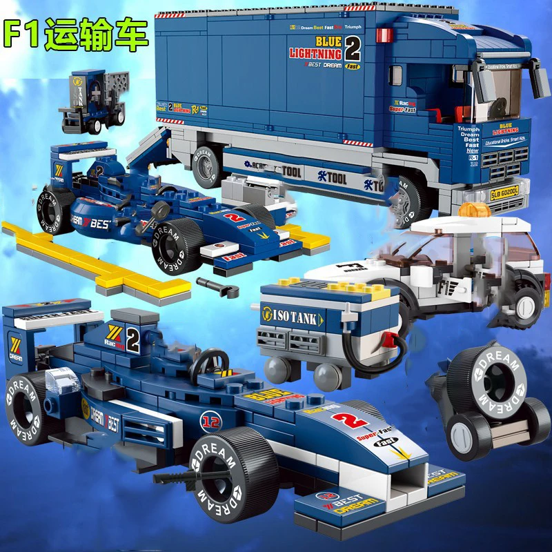 Совместимая модель гоночной машины city speed champions супермодель строительные блоки