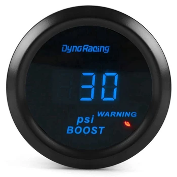 

Dyno Racing 2 Inch 52mm Knob Type Plastic Mounting Digital Display Psi Booster Meter