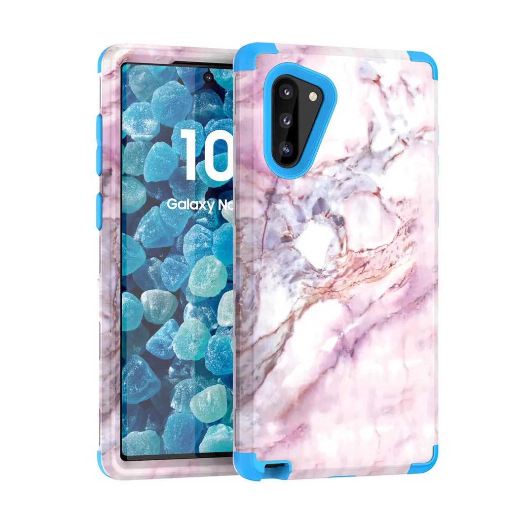 For Samsung Galaxy Note10 Luxury Marble Soft TPU Phone Case Ultra Thin silicone rubber scratch-resistant Phone Cases