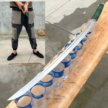 

Handmade Japanese Samurai Katana Sword 1095High Manganese Steel Blade Sharp Battle Ready