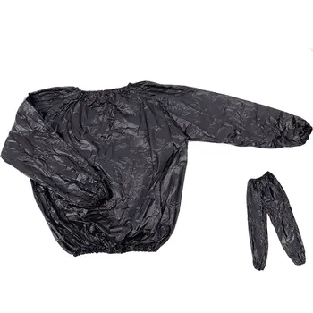 

Waterproof Windproof PVC Sauna Suit Anti-Rip Training Fitness Weight Loss Sport Sauna Clothes Solid Color Gym Suit