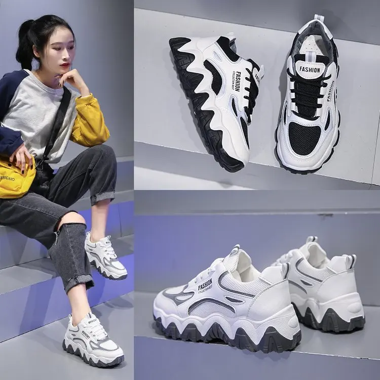 

2020 Spring Hot Selling Wave Bottom Shoes Cross Straps Pupu High Heels Lace-up Core