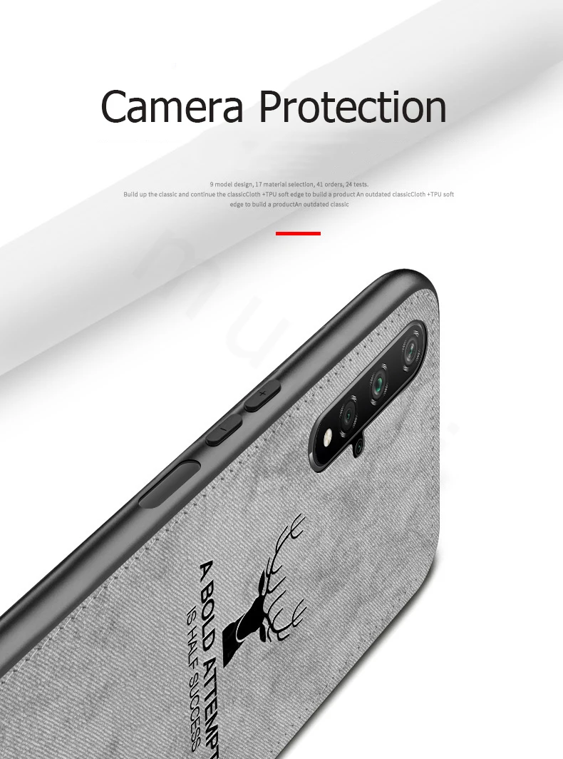 Чехол для Honor 9x9 10 20 10i 20i Lite, тканевый чехол с рогами, Мягкий тканевый бампер, чехол для Honor 9x PRO Honor 20i 10 lite 10i