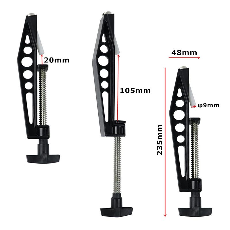 Регулируемый карманный зажим для отверстий по дереву фиксированный наклонный