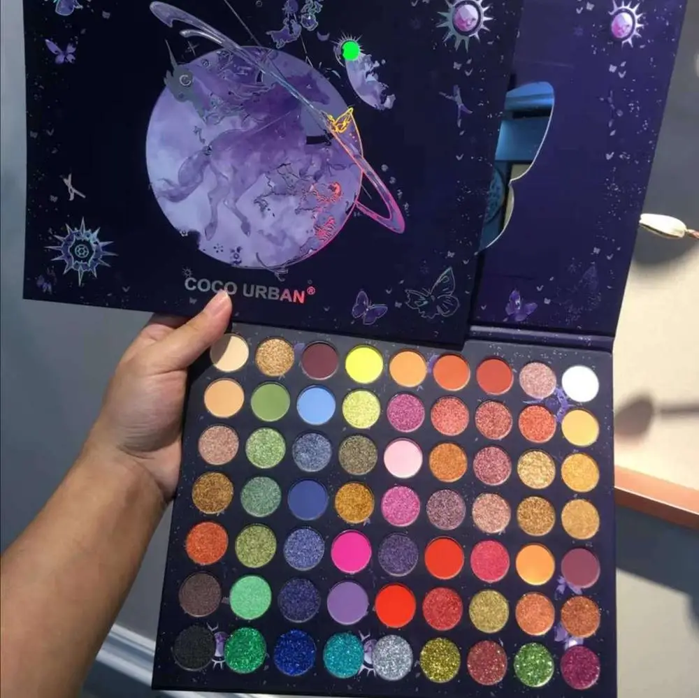 

Robot Unicorn Attack 63 Colors Eye Shadow Palette Glitter Matte Pigment Eyeshadow Loose Powder Luxury Quality Eyeshadow pallet