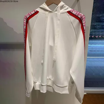 

Law Single 2020 Summer Printing Side Article Loose Drawstring Women's Wear Hat Sweater 20027