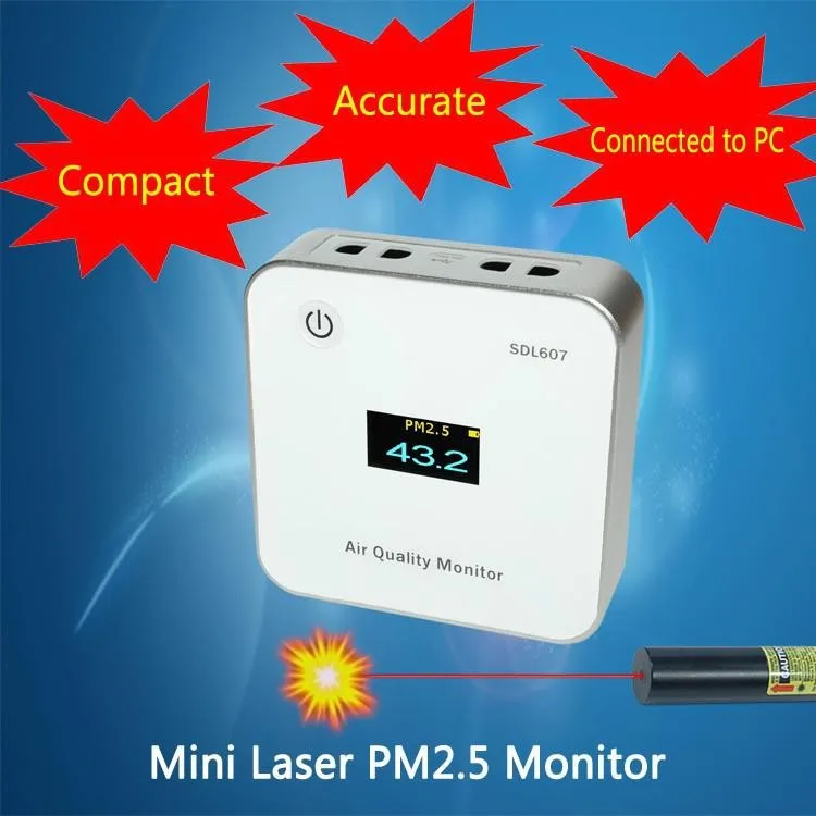 PM2.5 Air Quality Monitor Laser PM 2.5 inovafitness Gas Detector Analyzer Diagnostic Tool PM10 Tester Meter Connect with PC | Инструменты