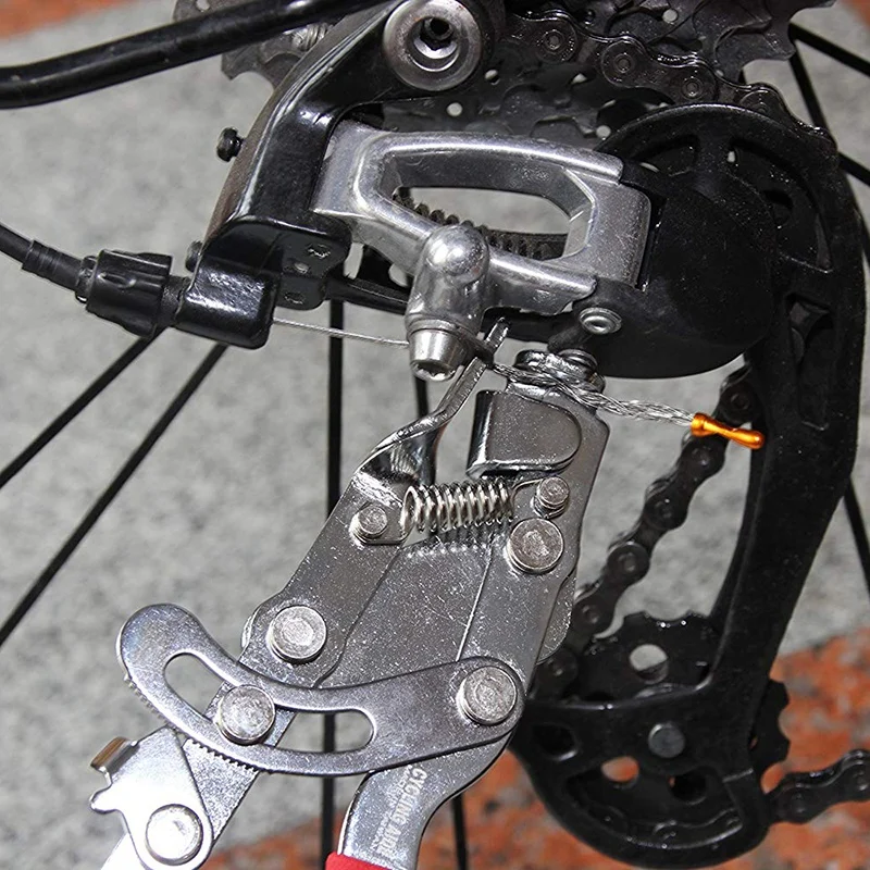 Универсальный Натяжитель для велосипедного кабеля и резак для кабеля, комплект тормозного кабеля
