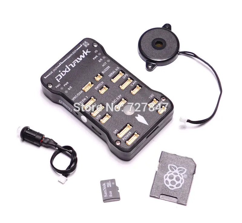 

Pixhawk PX4 Pixpilot v 2.4.7 / Pix v 2.4.8 open-hardware Autopilot M8N GPS Minim OSD 433 Telemetry