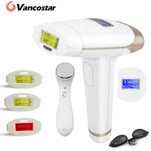 Vancostar IPL эпилятор 1600000 мигает удаление волос ЖК-дисплей машина лазер постоянный бикини триммер