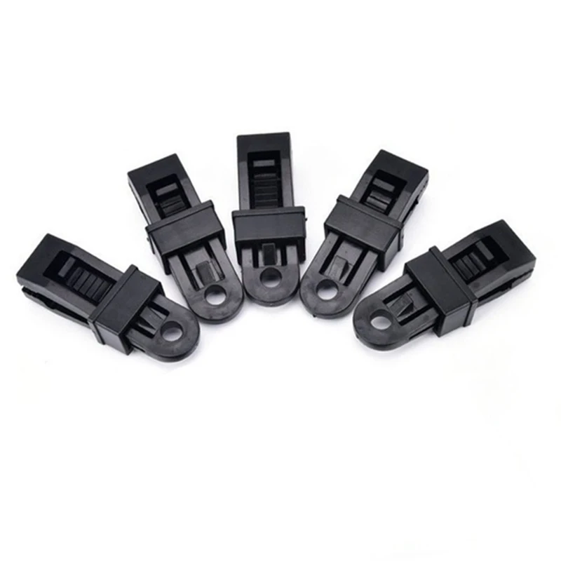 

5Set Tents Awning Clip Reusable Clip Hook Camping Wind Rope Clamp Awnings Clip Clamp Fixing Trap Clip Tents Accessories