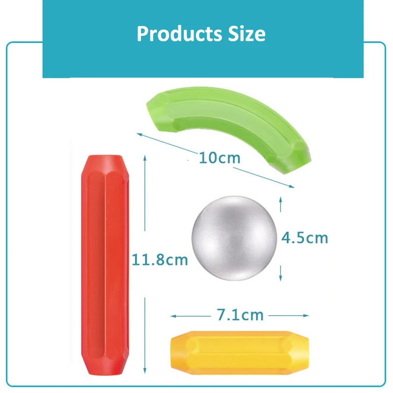 Большой размер магнитные стержни Магнитный конструктор магнитные строительные блоки 3D блоки строительные игрушки для детей Подарки