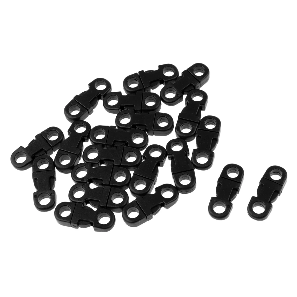 20pcs plastic side buckle strap side buckle for 5mm webbing cord