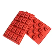 2 шт./компл. 18/20 силиконовые полости форма для вафель чайник пироженое, печенье, шоколад выпечка антипригарная форма формы для духовки