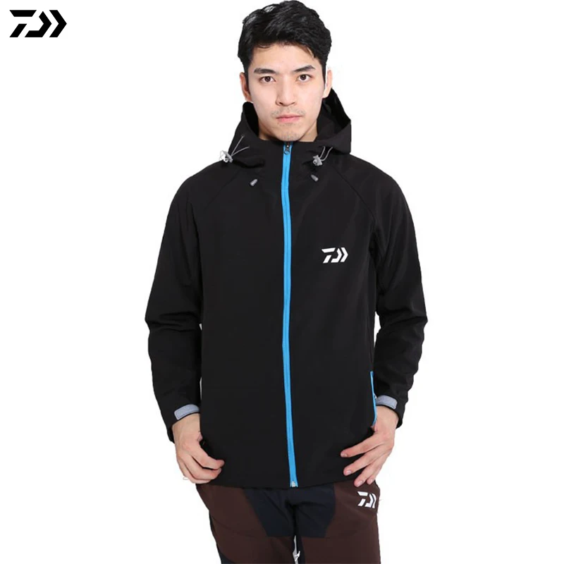 

Daiwa 2018 Winter Autumn Outdoor Sports Waterproof Softshell Jacket Windbreaker Keep Warm Coat Clothing Men Fishing Jacket
