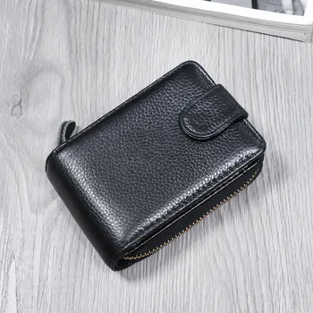 

license leather case women's simple multi-functional large capacity Wallet Credit card driver's license integration