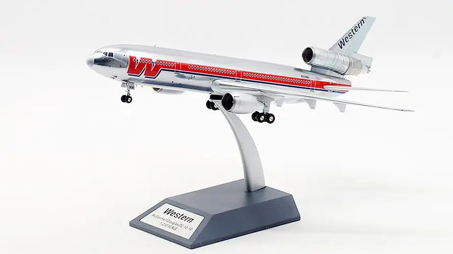 Inflight WESTERN MCDONNELL DOUGLAS DC-10-10 1/200 литье под давлением модель самолета