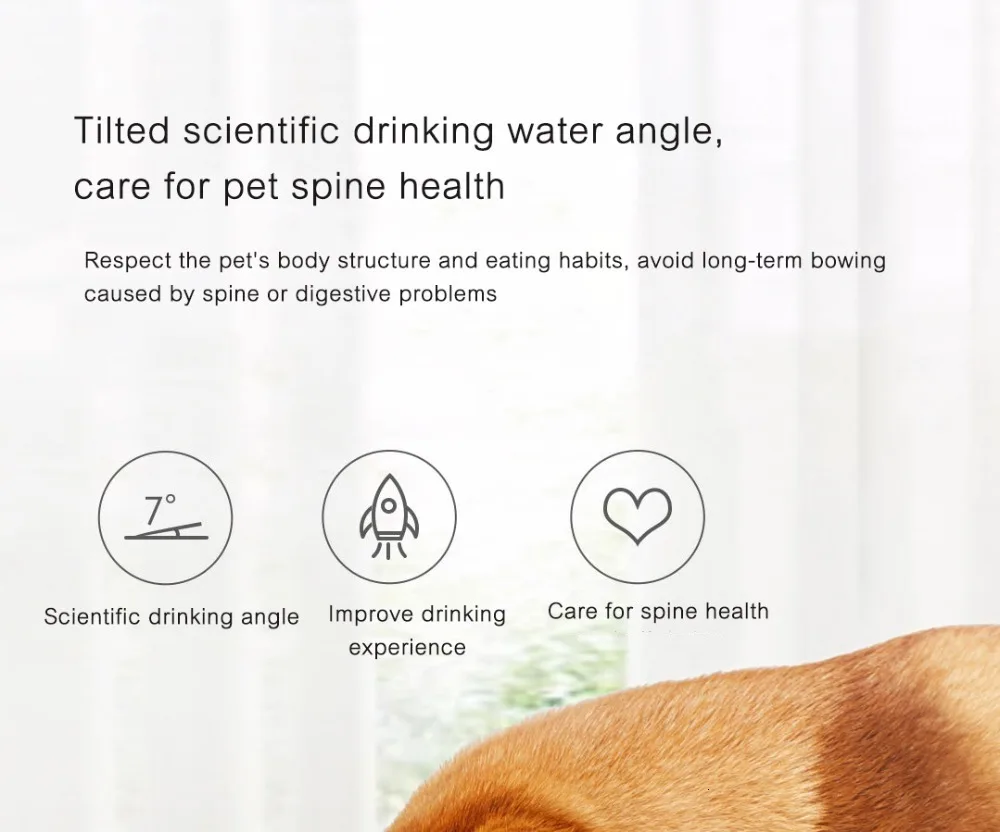 Xiaomi Mijia котенок, щенок, домашнее животное диспенсер для воды для собак и кошек прозрачный белый цвет маленький питомец диспенсер для воды