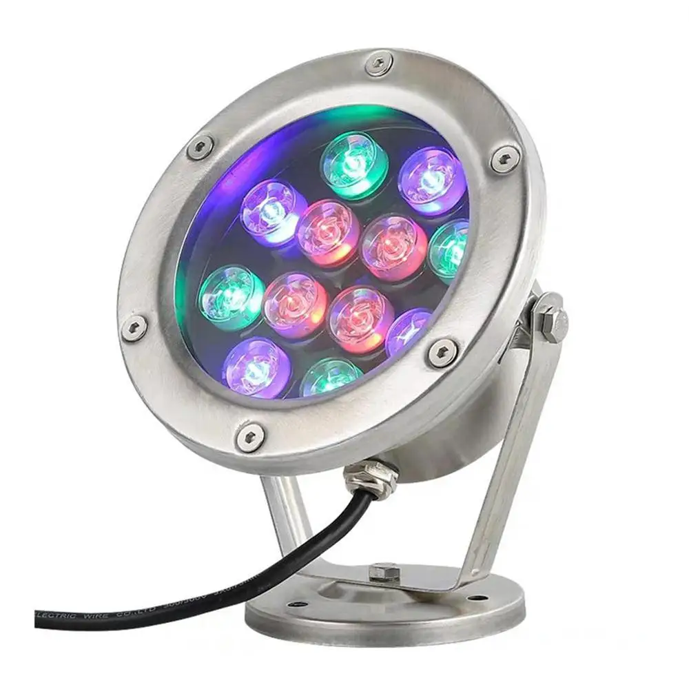 Luz ao ar Subaquático Mutável – 6 9 12 15 18 36 Piscina Livre Luzes Fonte Projeto Decoração Lâmpada Subaquática Led 3 w