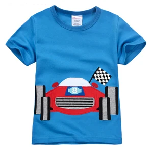 Y93 Free shipping boys cartoon T-shirt cotton short-sleeved T-shirt sports breathable short-sleeved sweatshirt - Цвет: A03